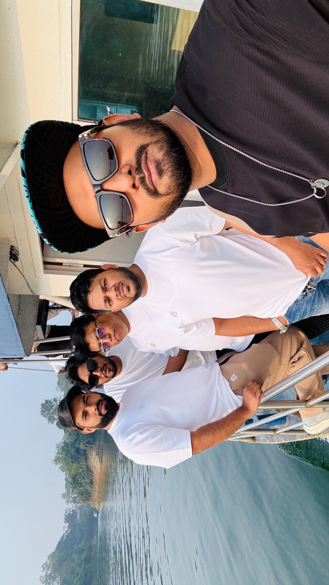 Team boat journey